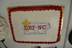 Special cake for the occasion. 